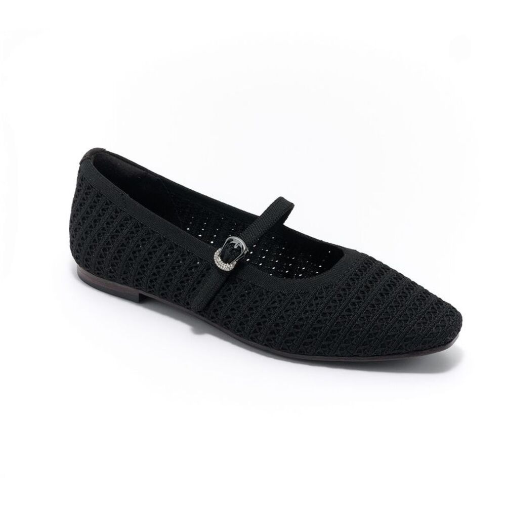 Skechers Women's Sz 8.5 Recycled Washable Knit Mary Janes Black